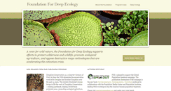 Desktop Screenshot of deepecology.org